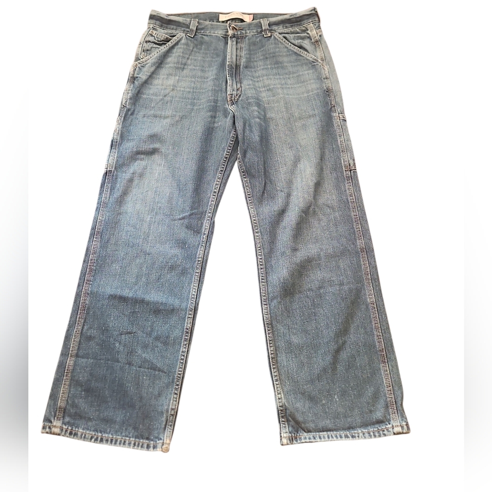 Levi's Carpenter loose straight jeans. Mens 34/30 Red Tab